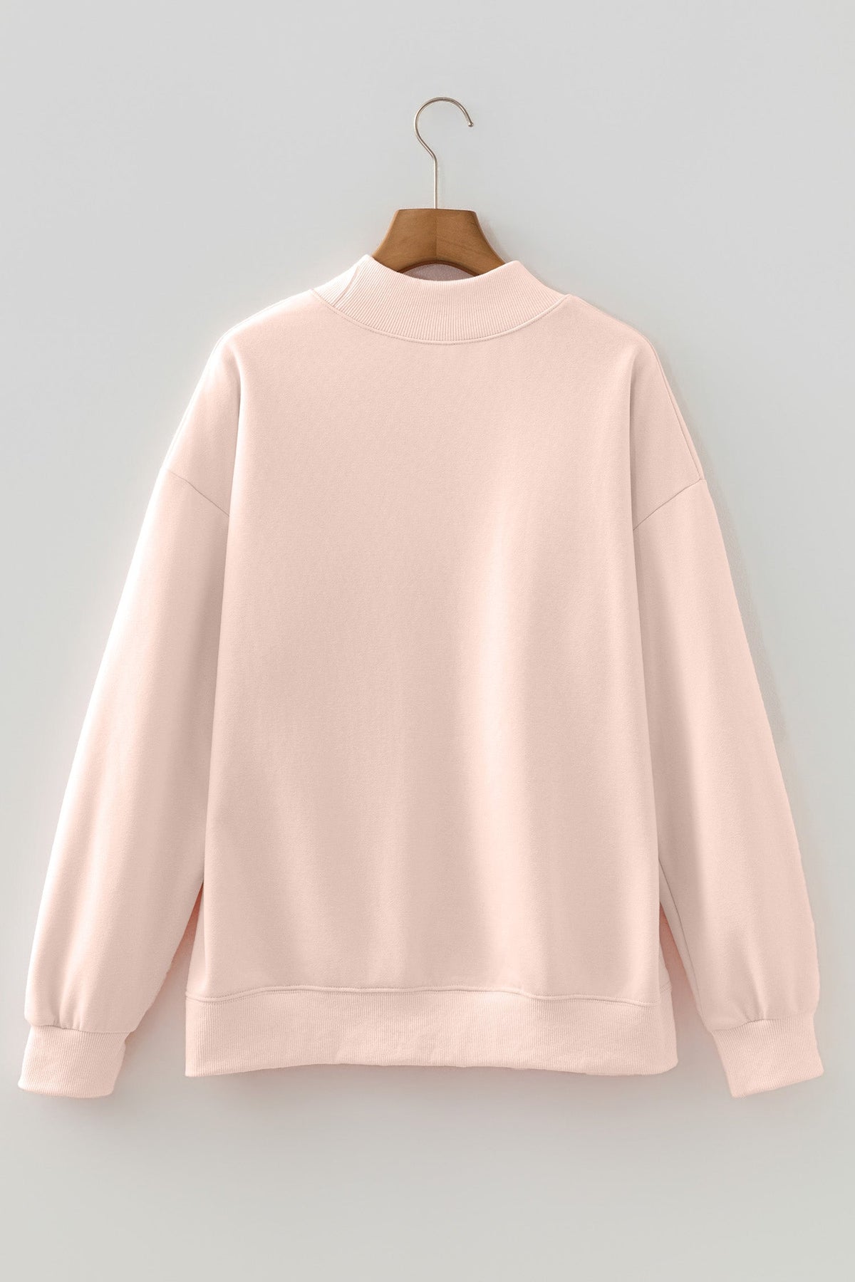 Oversized Blessed Embroidered Sweatshirt β Christian Faith Sweatshirt | Cozy Dopamine Fashion