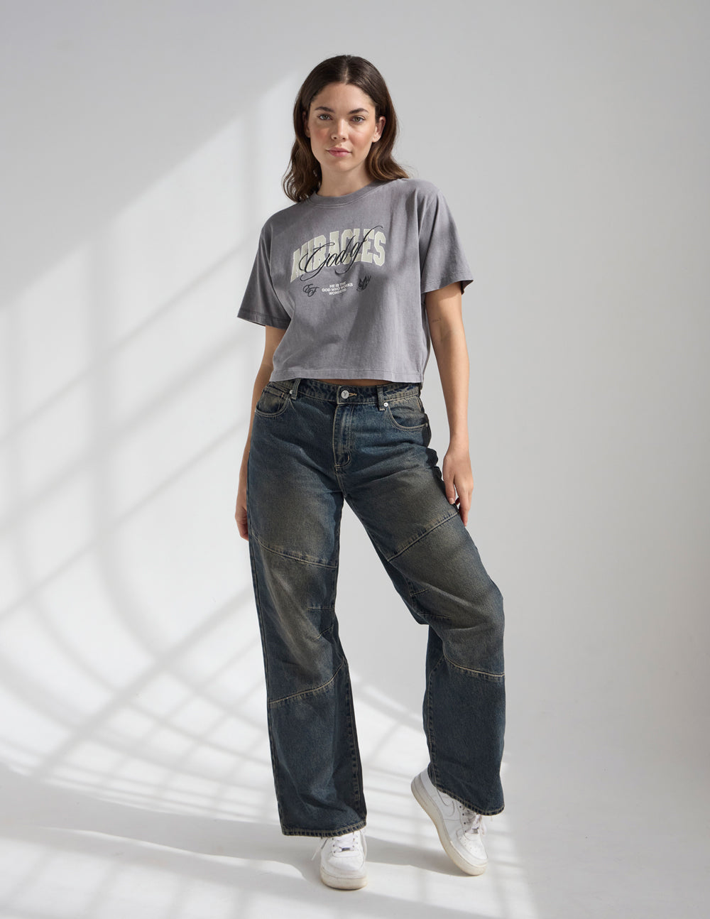 God of Miracles Cropped Women's Tee