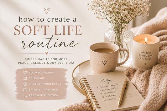 Creating a Soft Life Routine That Feels Peaceful, Intentional, and Balanced