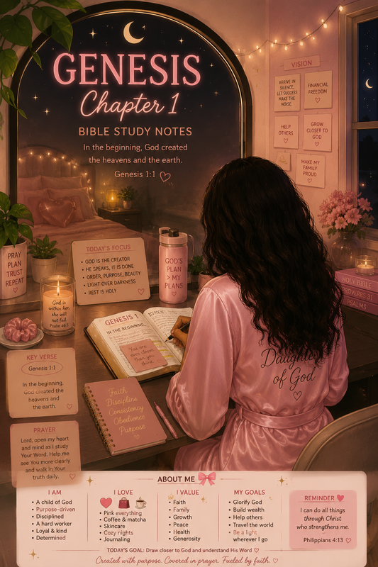 Genesis Chapter 1 Deep Dive Bible Study Notes