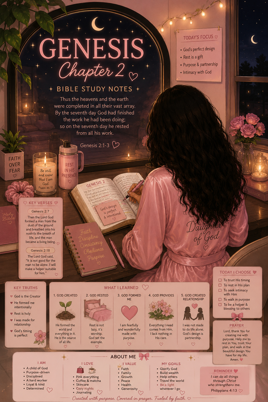 Genesis Chapter 2 Deep Dive Bible Study Notes