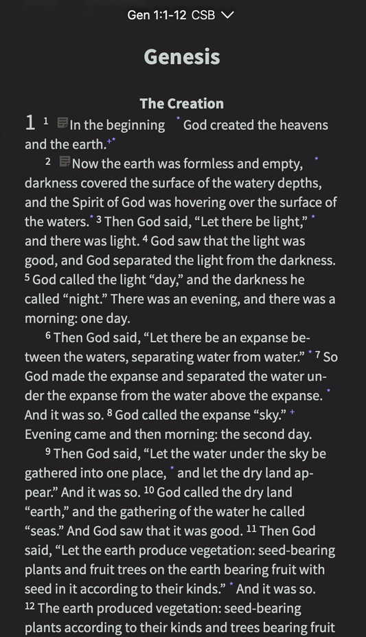 Genesis Chapter 1 Verse Mapping Freebie